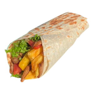 ვეგეტარიანული შაურმა კარტოფილი ფრით